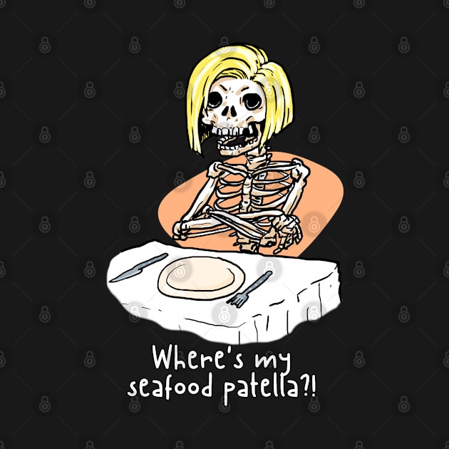 seafood patella skeleton funny by Moonwing