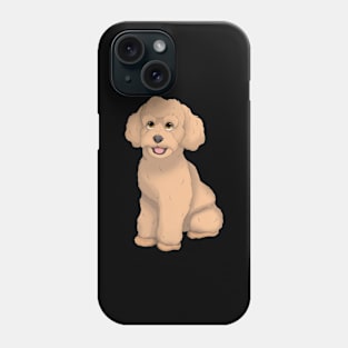 Apricot Toy Poodle Dog Phone Case