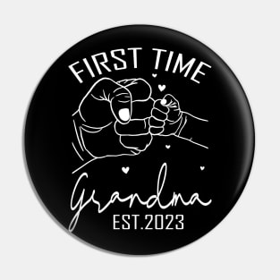 First Time Grandma Est 2023 Pin