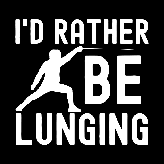 I'd Rather Be Lunging by The Jumping Cart