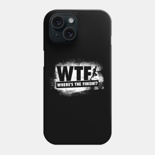 Where's The Finish - Male Runner Phone Case