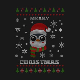 Penguin Ugly Christmas Sweater T-Shirt