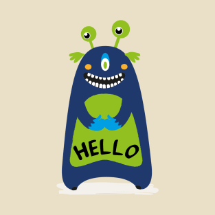 Little monster says hello T-Shirt