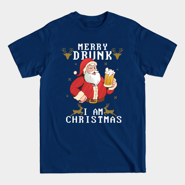 Disover Happy Drunk I am Christmas - Christmas Party - T-Shirt