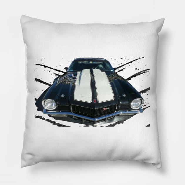 Chevy Camaro Z28 Pillow by PictureNZ