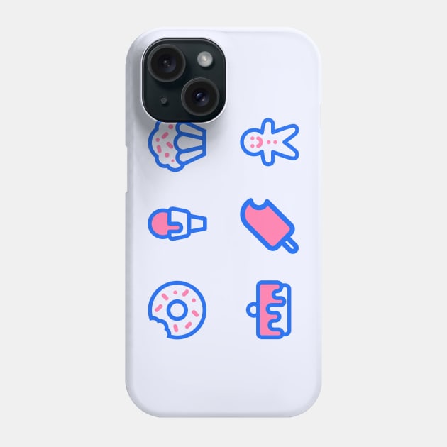 Sweet Icons Phone Case by foodwear