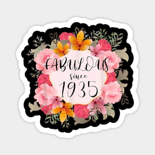 Women 88 Years Old Fabulous Since 1935 Happy 88Th Birthday Magnet