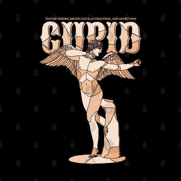 Vintage Cupid God of Love by KewaleeTee