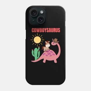 Cowboysaurus Cowboy Dino Dinosaur Western Horse Lover Gift Phone Case