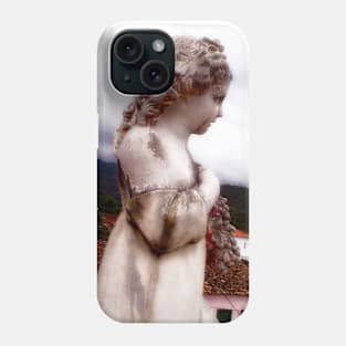 girl standing in time Phone Case