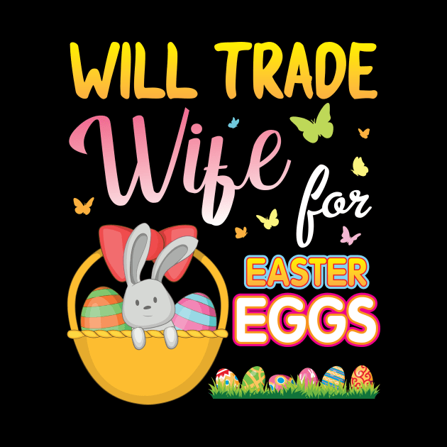 Bunny With Eggs Basket Will Trade Wife For Easter Eggs Candy by Cowan79