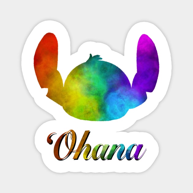 Ohana 2 Magnet by MagicalMouseDesign