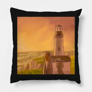 Yaquina Head Lighthouse Pillow