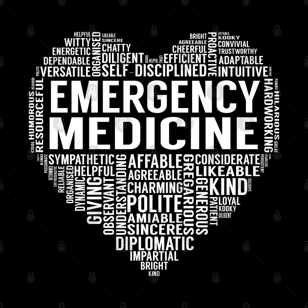 Emergency Medicine Heart by LotusTee