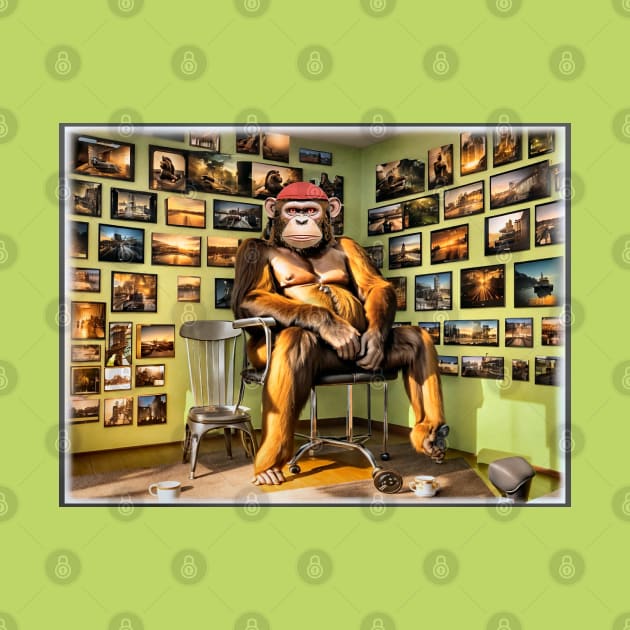 Funny ape photogrpher monkey meme by PlanetMonkey