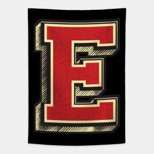 EPIC Letter E ✪ Vintage Retro font style perfect gift for a birthday Tapestry