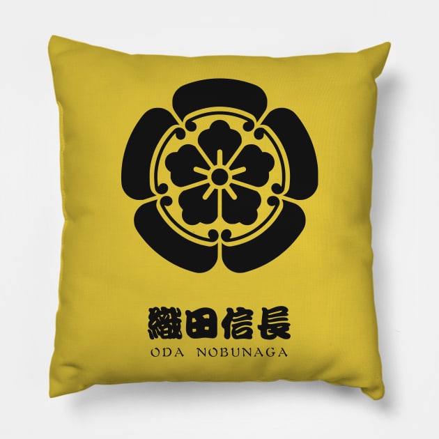 Oda Nobunaga Crest with Name Pillow by Takeda_Art