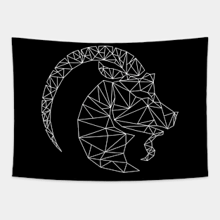 Geometric Capricorn Tapestry