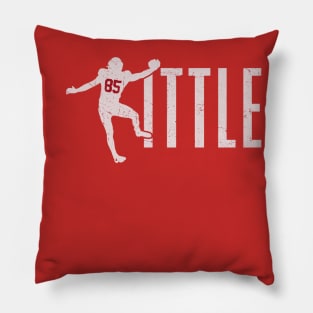 George Kittle San Francisco Silhouette Name Pillow