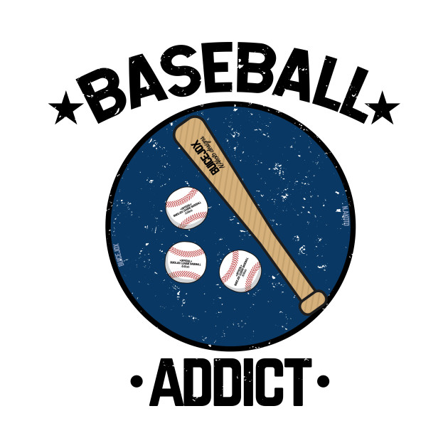 Discover Baseball Addict - Baseball Player - T-Shirt