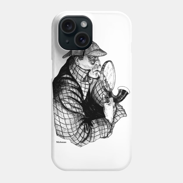 A Three Pipe Problem by Peter Melonas Phone Case by fancifullart