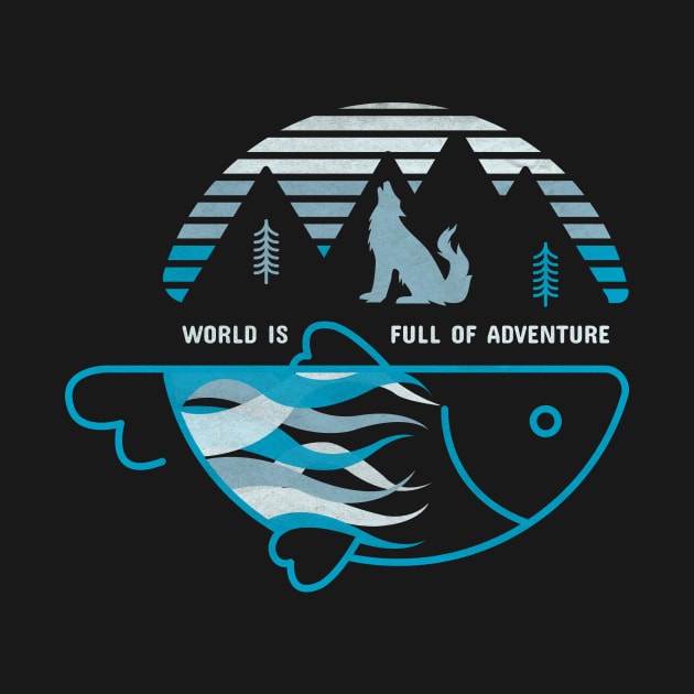 Fishing & Adventure: Full Of Adventure by POD Anytime