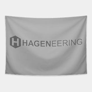 Hageneering Logo Shirt - Medium Gray Text Tapestry