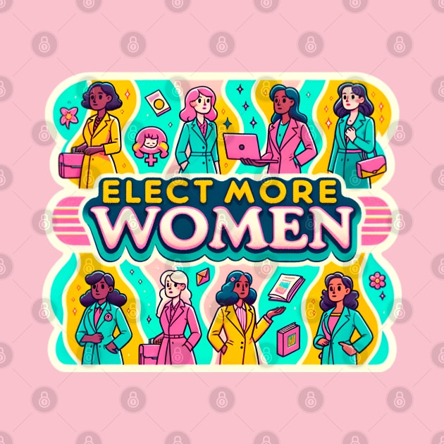 Elect More Women - Representation Matters by PuckDesign