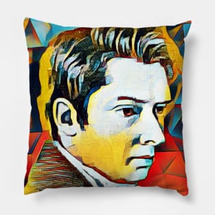 William Hazlitt Abstract Portrait | William Hazlitt Artwork 2 Pillow