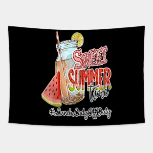 Sweet Summer Time Last Day Of School Lunch Lady Off Duty Tapestry