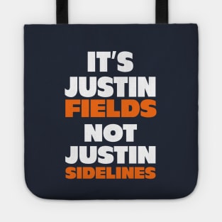 It's Justin Fields, not Justin Sidelines Tote