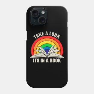 Take a Look it's In a Book - Vintage Gift Phone Case