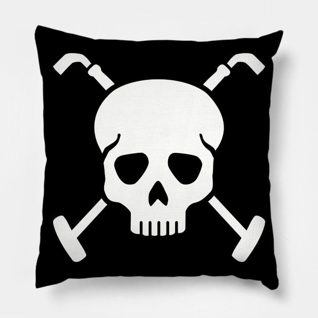 Polo skull Pillow by Designzz