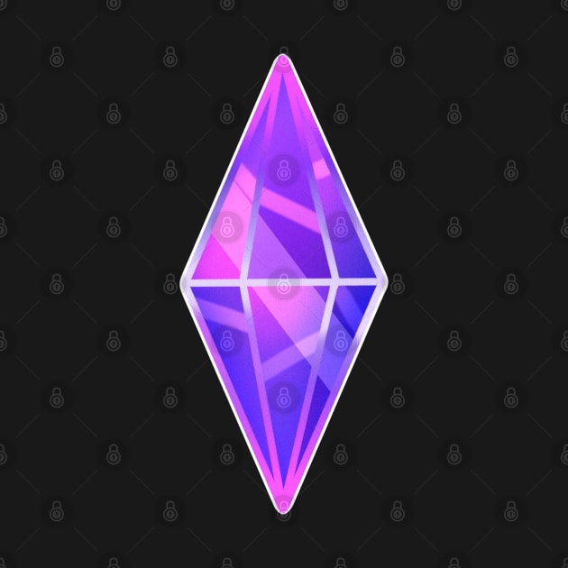 Purple plumbob sims 4 by 2dsandy