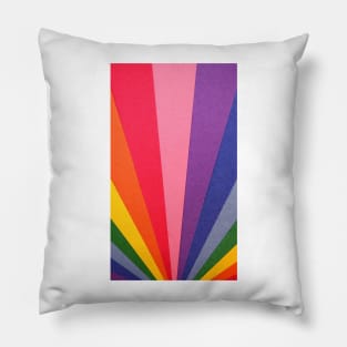 Aesthetic Rainbow Pillow