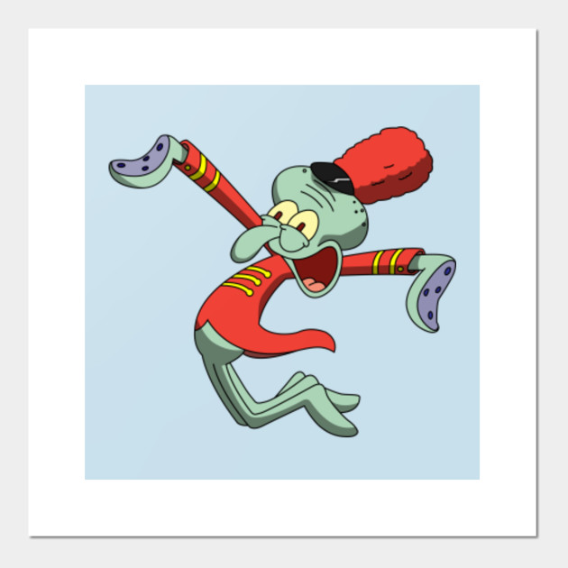 Squidward Tentacles Squidward Affiche Et Impression D Art