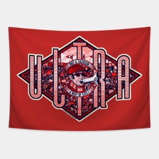 VECCHIO ULTRAS by Wanking Class heroes! (red and white edition) Tapestry