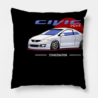 Civic jdm car Stancenation Style Pillow