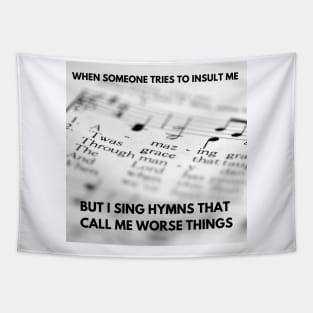 Singing Hymns Tapestry