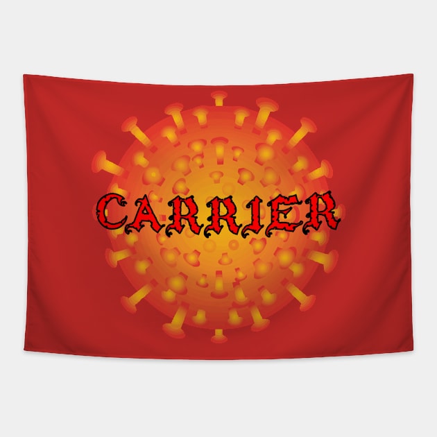 Covid Carrier Tapestry by Cavalrysword