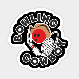 Bowling cowboy Magnet