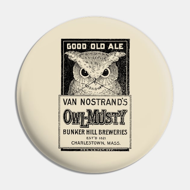 Owl-Musty Ale Pin by GloopTrekker