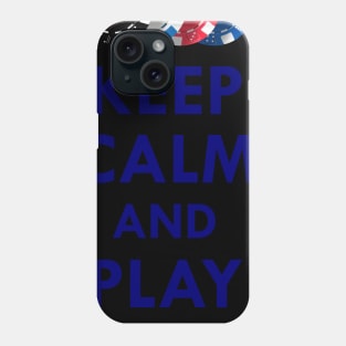 Keep calm and play poker Phone Case