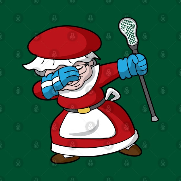 Lacrosse LAX Mrs Claus Christmas by E