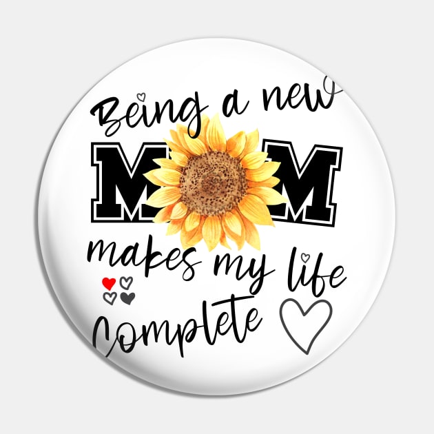 Being a new mom, expecting mother gift, Happy first Mothers Day Pin by kimbo11