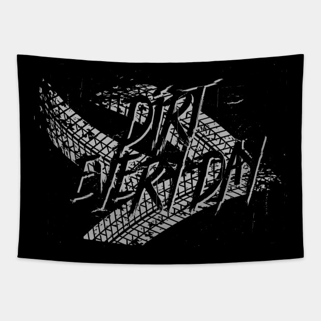 Dirt every day - Funny Dirt track racing Tapestry by Shirtbubble