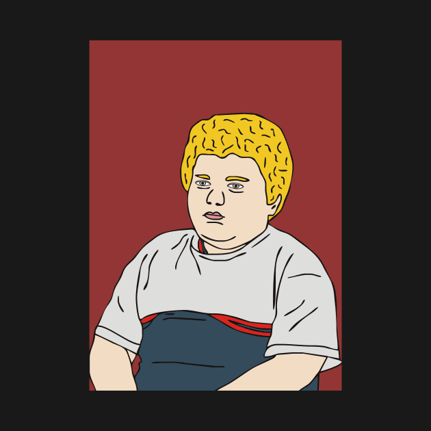 Bad Santa fat kid by grekhov