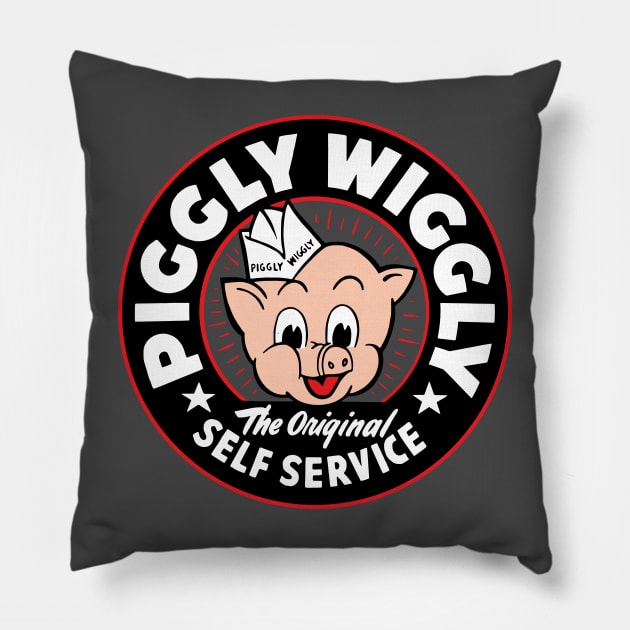 Piggly Wiggly Pillow by Chewbaccadoll