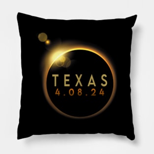 Total Solar Eclipse 2024 Totality Texas Pillow