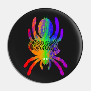 Tarantula Silhouette V18 (Tie Dye) Pin